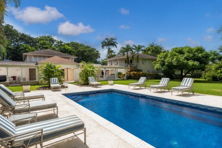 Oriana, a sanctuary of sustainable luxury and innovation, on the 3rd hole Sandy Lane Golf Course St
