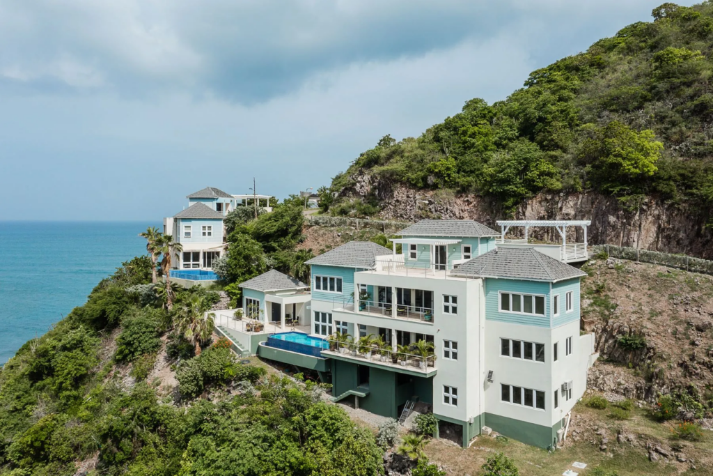 New Listing: Modern Hillside Residence with Breathtaking Views in St. Kitts Island, Caribbean