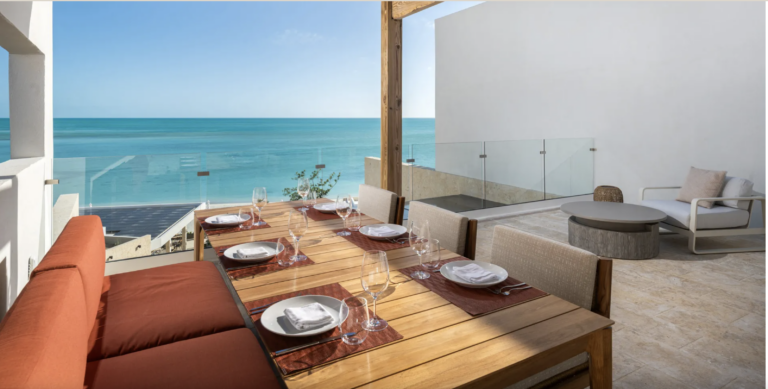 Brand New Construction~ The Villas at the Strand, Turks & Caicos,  Oceanfront Residences Priced From $2.92MM