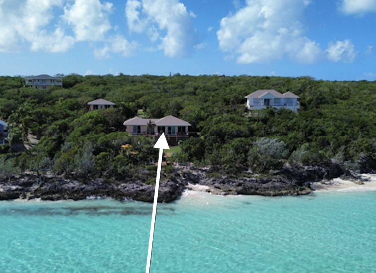 Beachfront Home in secured Clarence Town Harbour  MLS 61392