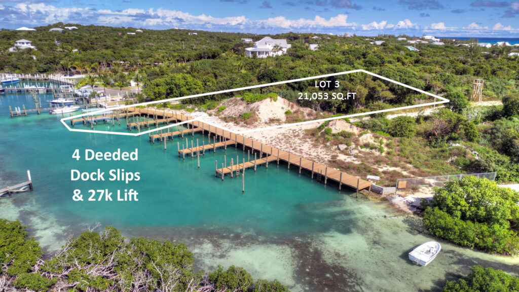Islands Tide Lot 3 with 4 dock slips – MLS 66190