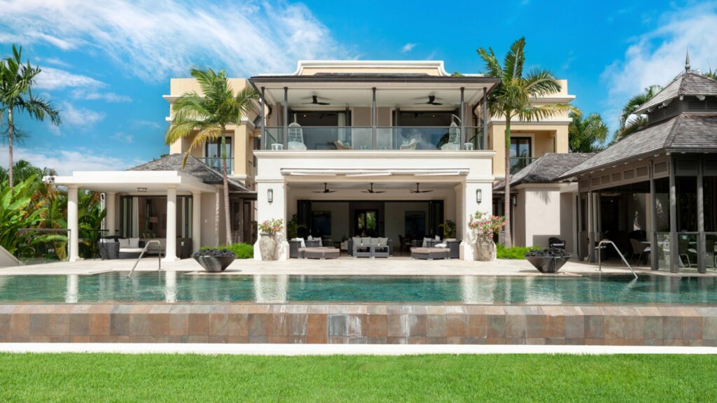 “Moorehaven Apes Hill Barbados luxury villa with Caribbean Sea and golf course views”
