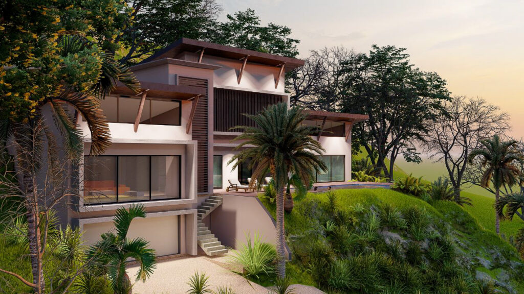 Ocean-View Home Under Construction in Playas del Coco, Costa Rica