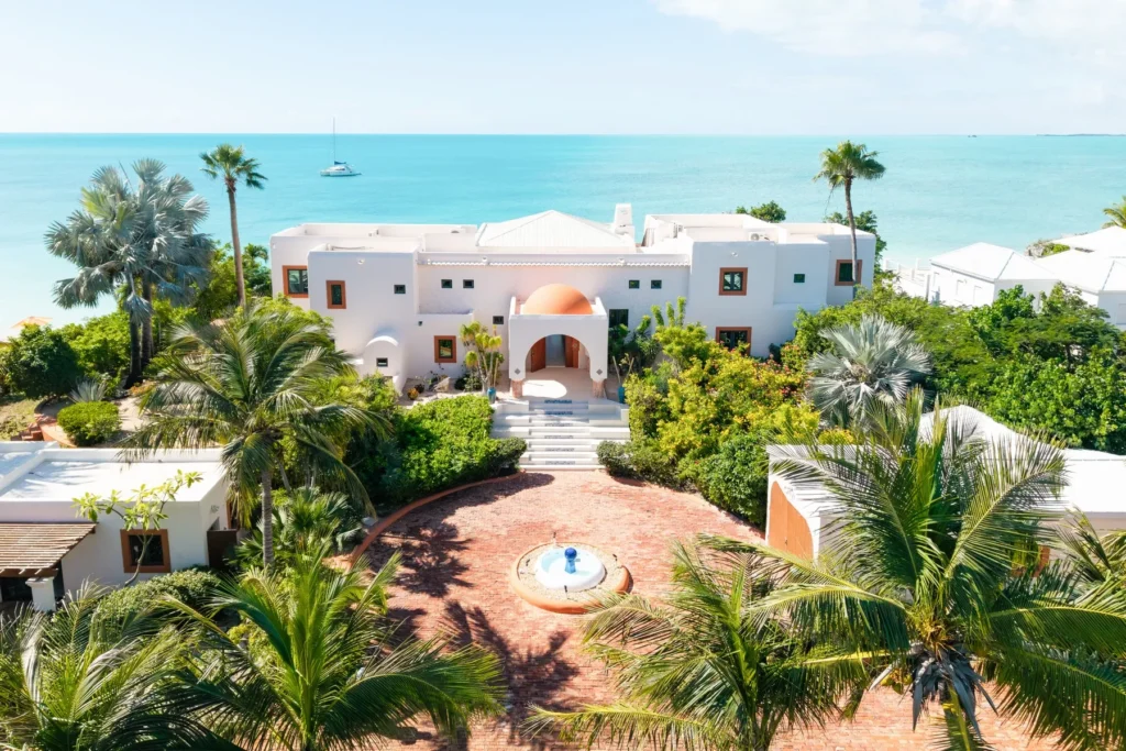 “La Koubba” Oceanfront Villa for Sale on Sapodilla Bay Beach