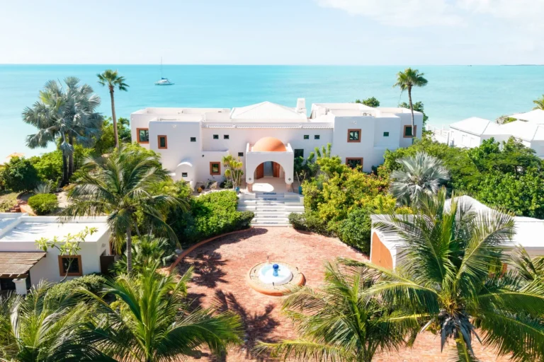 “La Koubba” Oceanfront Villa for Sale on Sapodilla Bay Beach