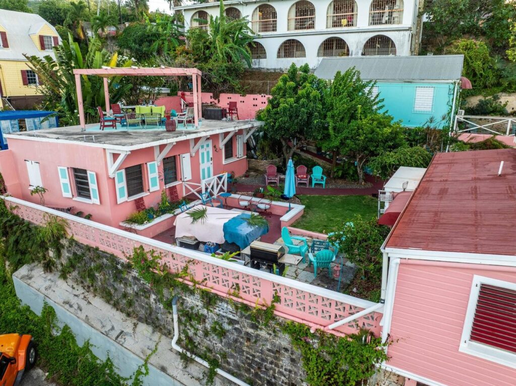 Historic Coff House estate overlooking Christiansted Harbor in St. Croix, USVI